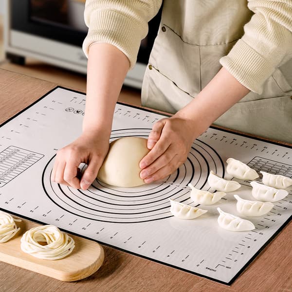 Stor Bakmatta i Silikon Extra Tjock Non-Stick Bakmatta