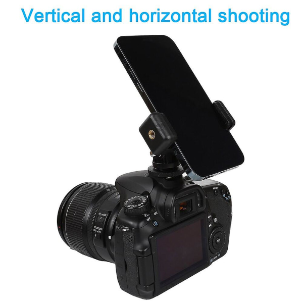 Kameratelefonhållare Monitor Flexibel stativadapter W Kallskofäste för Iphone Samsung Canon Nikon Sony Dslr-kamera