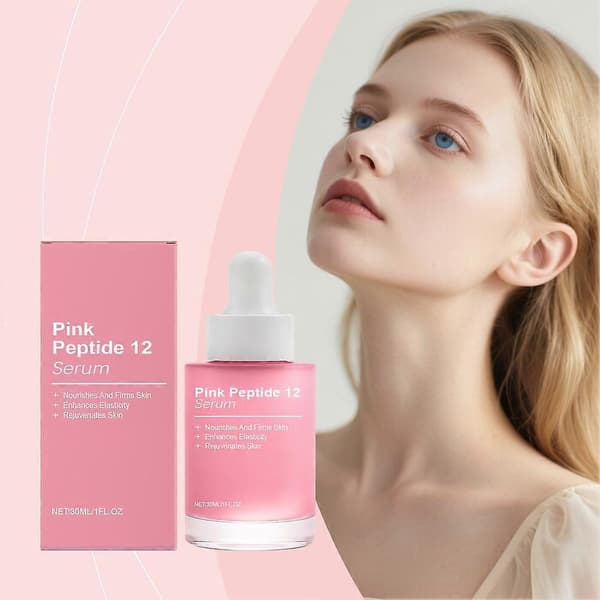 Pink Peptid 12 Glow Ansigtsserum - 30ml 2pcs