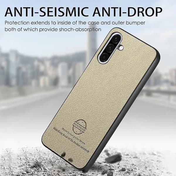 Samsung Galaxy A56 5G Twill läderfodral baksida