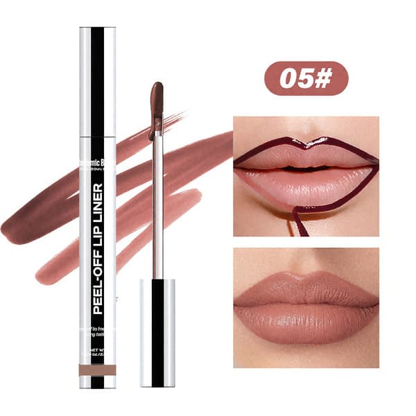 Peel Off Läppstift Långvarig Peel Reveal Läppstift Transfer-proof Vattentät Läpp 5