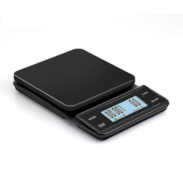 Usb-opladning Elektronisk vægt Gram-vægt med timer 3kg/0,1g