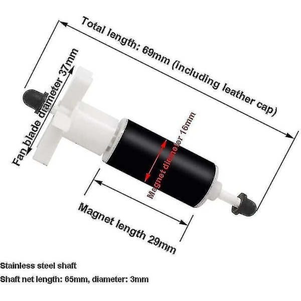 Starlight-lay Z Spa Hot Tub Pump Impeller/Rotor E02 Fix ,(69mm)