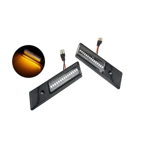 Strömmande Sidolampa LED Indikator Blinkers Bil För 3-serie E36 5-serie E34 7-serie E32