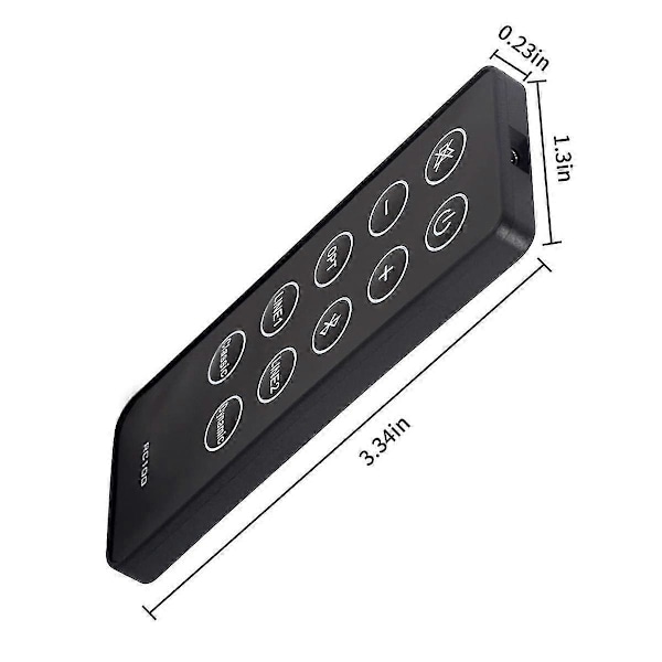 Erstatningsfjernkontroll Rc10d Rc100 For R2000db Lydplanke Strømdrevet Bluetooth Høytalere