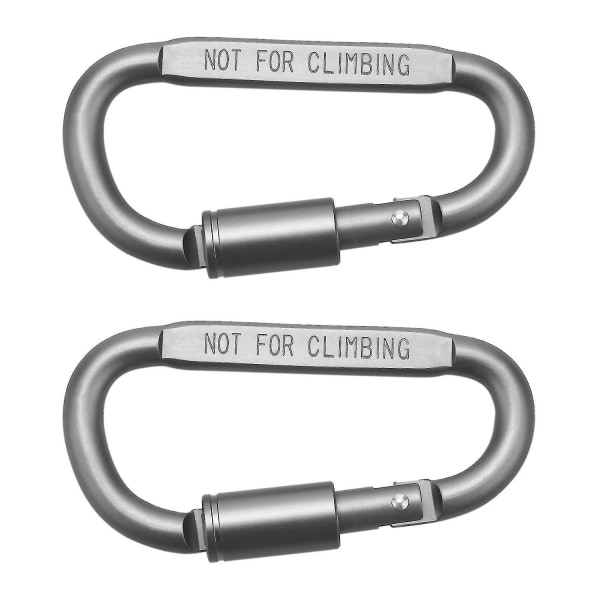 Aluminum Alloy D Ring Clip D Shape Super Durable Strong And Large Carabiner Keyring Keychain Clip F