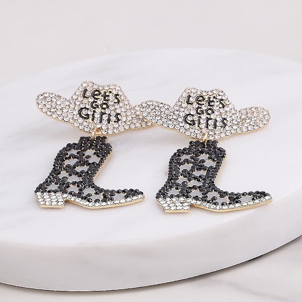 Full Rhinestone Drop Earrings For Women Dangle Earrings Fashion Jewelr
