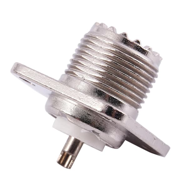 UHF Honkontakt SO239 Panelmonterad Fläns Däckmonterad Lödkopp RF-kontakt