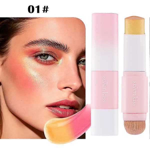 Multifunktionel Blush Stick, Farveskiftende Blush Stick Gold