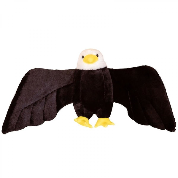 Stora bald Eagle plysch gosedjur, mjuk örn plysch leksak, söt fågel plysch, mysig födelsedag för barn