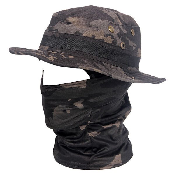 Camouflage Boonie -hattu - Pysy viileänä ja suojattuna ulkoilulajien ja seikkailujen aikana!