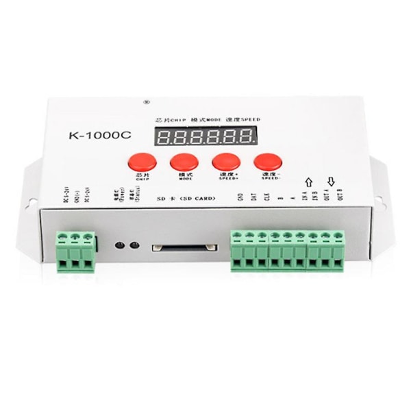 K-1000c Controller K1000c Ws2812b Ws2811 Apa102 T1000s Ws2813 Led 2048 Pixel Program Controller Dc5-24v