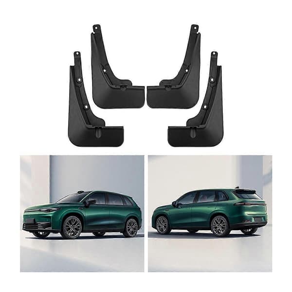 Mudflaps til Leap Motor C10 2024 - Forreste og Bageste Sprødskjold, Hjulbeskyttere, Mudflaps, Mudguards