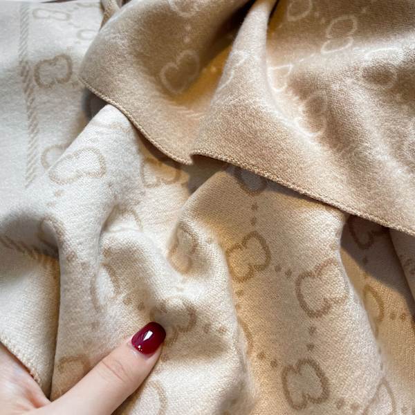 Varm Jacquard Kort Franskt Sjal för Kvinnor