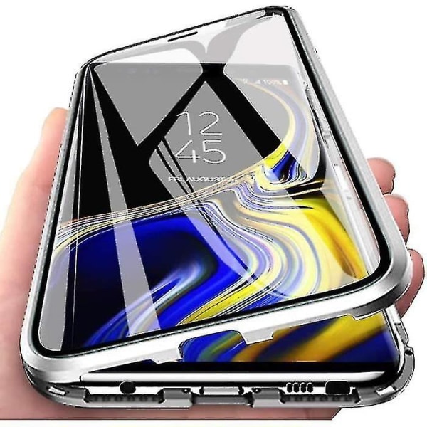 Oppo Find X5 Stötsäker magnetisk case Klart härdat glas fram och bak