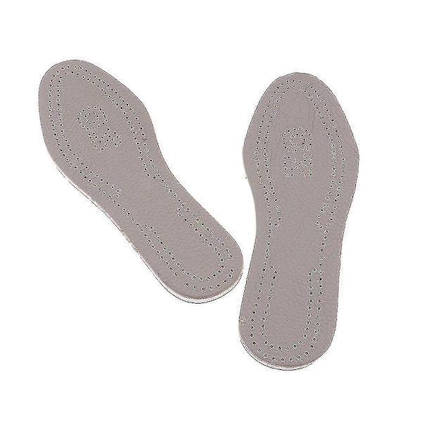 2x Korrigerande innersula i kohud för ben av typ O,