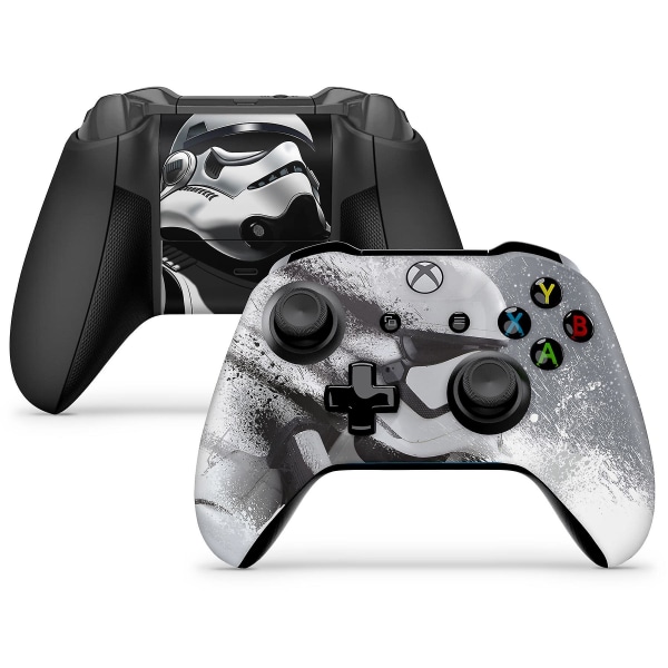 GNG 2 x Stormtrooper Controller Skins Full Wrap -vinyylitarra, joka on yhteensopiva Xbox One / S / X:n kanssa
