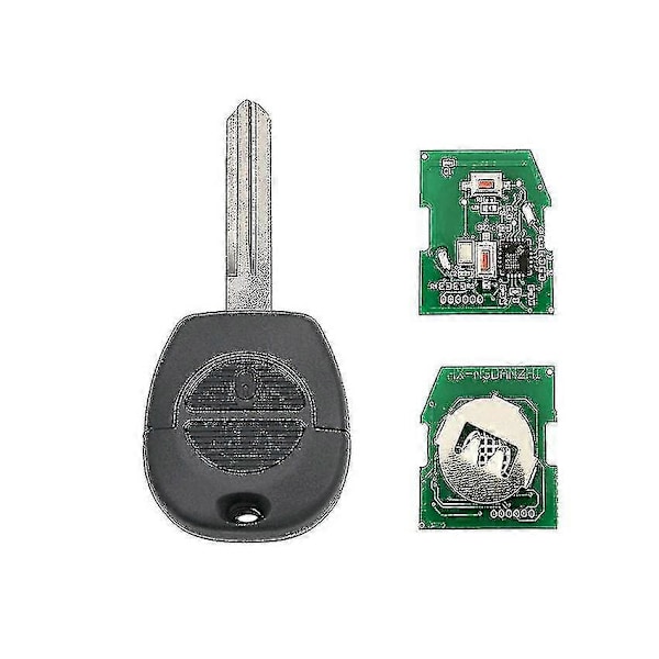 Fjernbetjeningstast Hoved 2 Knapper 433mhz Til Nissan Patrol Almera Micra Primera Navara Serena Vanette X-trail P/n: 28268-8h700