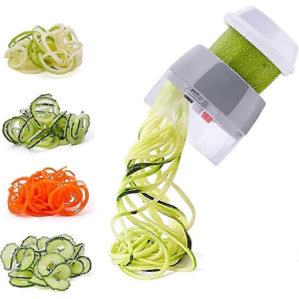 Håndholdt Grøntsags Skærer 4 i 1 Veggie Spiral Cutter Zucchini Noodle Maker