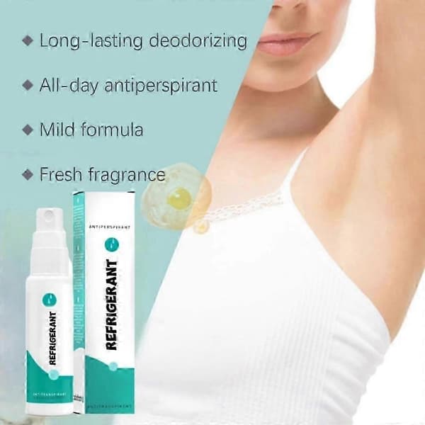 2-pak Deodorant Spray 30ml til svedige hænder, svedige fødder, sved 2pcs