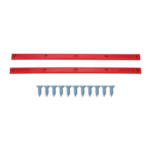 Rib Bones Rails Slitstarka Hållbara Stabila Flexibla Blanka Longboard Rails Ribs Bonesred