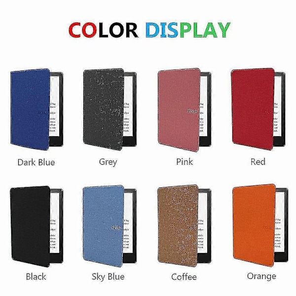 6,8 tommer Smart Cover Folio Etui til Kindle Paperwhite 5 11. generation 2021 Tw