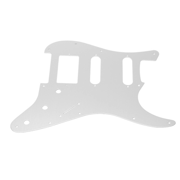 Gitarr Pickguard SSH Metall Aluminium Legering Skyddsbräda Frontplatta Panel Cover Modern Stil Del
