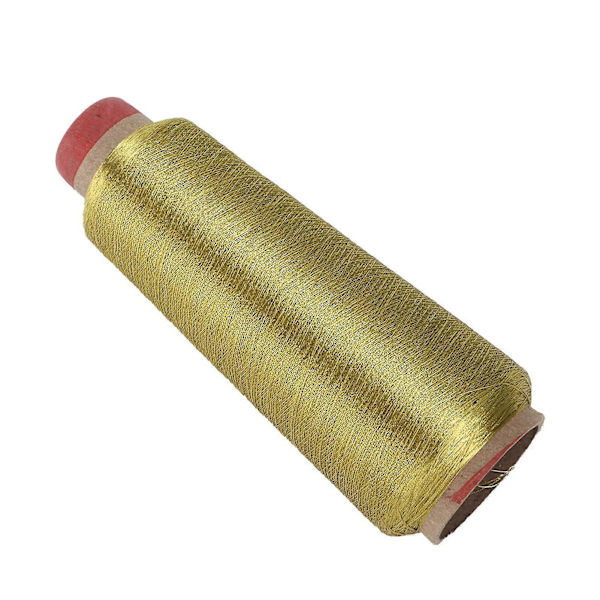 Sytråd Hårdt Slidstærkt Husholdnings Polyestergarn til DIY Broderimaskine Projekt (Guld) YEMAA