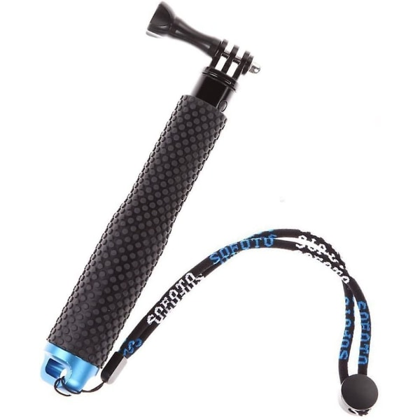 Rubberized Aluminum Hand Grip Waterproof Selfie Stick Extendable Telescopic Handheld Pole Monopod  1