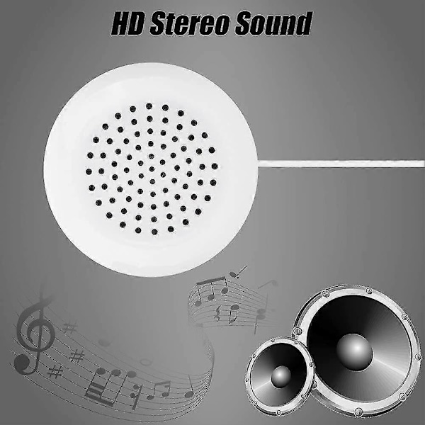 Mini Stereo Høytaler, Ny DIY Pute Høytaler 3.5mm Mini Stereo Høytaler, Ekte HD og Unik Myk Lyd Bærbar Høytaler, Bærbar Plugg Inn Høytaler med 3.5m