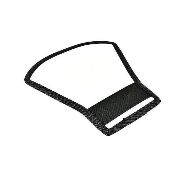Universal blixtspridare Softbox Silverreflektor för Speedlite-fotografering (1 stycke, svart)