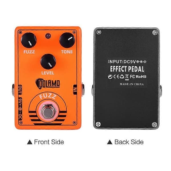 D-2 Fuzz Gitarreffektpedal True Bypass Elektrisk Gitardeler & Tilbehør