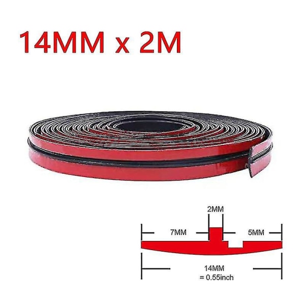 Rubber Car Seals Edge Sealing Strips Auto Roof Windshield Car Sealant Protector Strip Window Seals Noise Insulation Soundproof