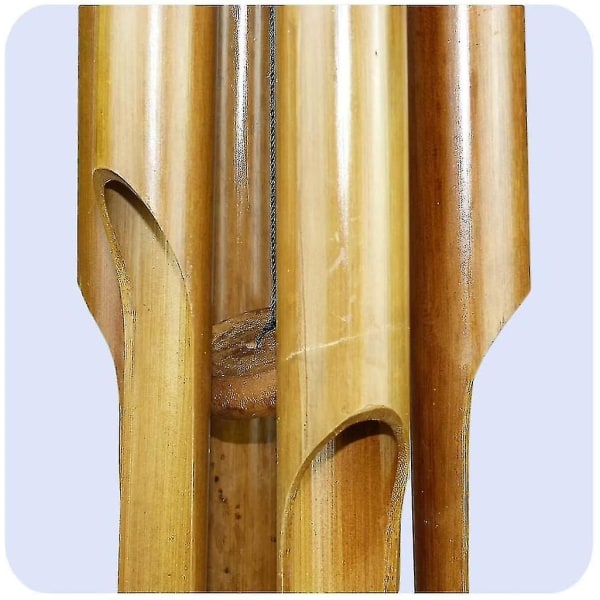 Vindklokker Bambus, god lyd, dekorativ til haven og altanen