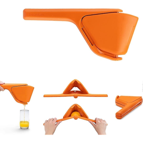 Citronpresser, Nem Manuel Citronpresser, Citruspresser Foldes Fladt Til Pladsbesparende Opbevaring, Citronpresser