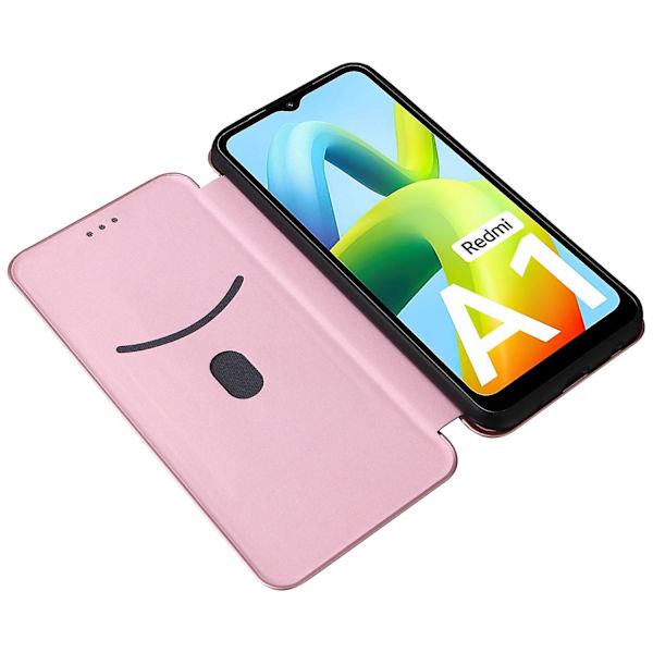 For Redmi A1 4G/A2 4G korttipaikan telinepuhelinkotelo sormenjälkiä hylkivä magneettinen imukykyinen kääntökansi
