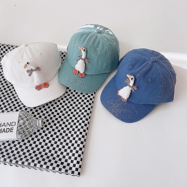 Cartoon Swan Children Baseball Cap Soft Cotton Baby Hats