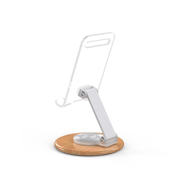 Mobiltelefon Transparent Stativ Akryl 360 Grader Roterende Stativ Skrivebord Multifunktionel Universal Ce