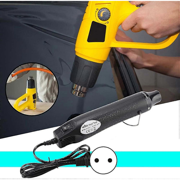 Mini Lämpöpistooli, Kannettava Mini Lämpöpistooli DIY-Painantaan, Kutistuskelmuun, Maalin Kuivaukseen 300W