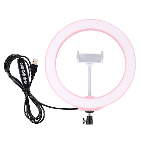 PULUZ 10,2 tuuman 26 cm RGBW himmennettävä LED-rengasvalo