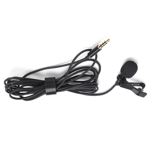 Trådløs Lavalier Mikrofon Klips På Lapel Lav Mic Mini Bærbar Støjreducerende til Broadcasting