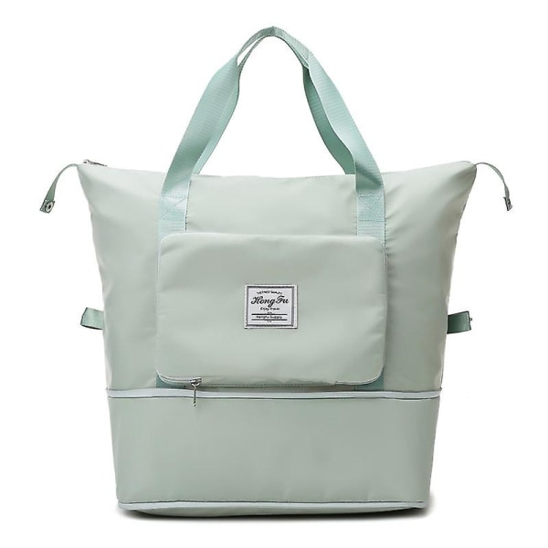 Sammenfoldelig rejsetaske med stor kapacitet Vandtæt mulepose (lysegrøn)