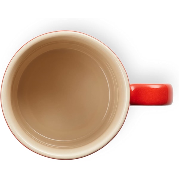 Kaffemugg i stengods, 350 ml, körsbärsröd