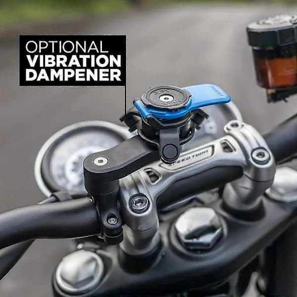 Quad Lock Motorcykel Telefonholder til iPhone & Samsung, Styrbeslag med Quick Release