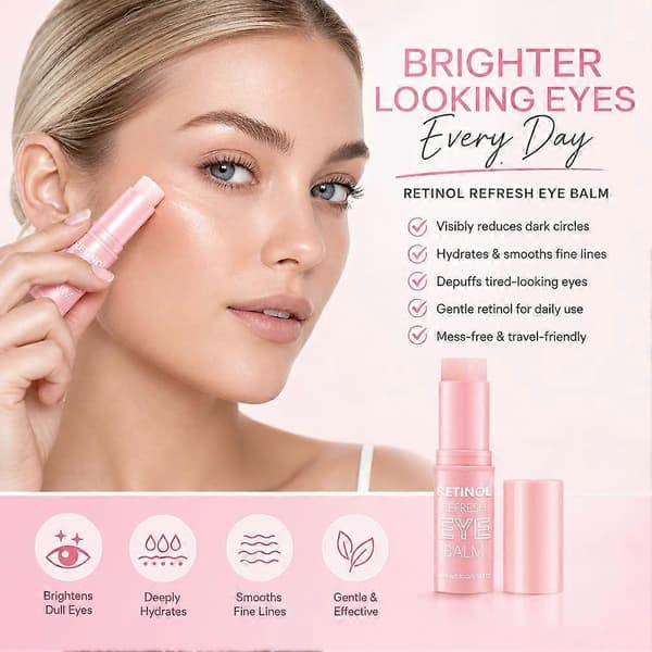 Retinol Refresh Øjenbalsam for Hydrering og Glat Boost 1pcs