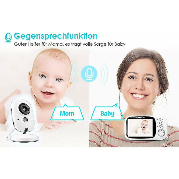 Baby , jossa kamera, langaton videonäyttö 3,2" tft LCD Digital Dual Digital Audio