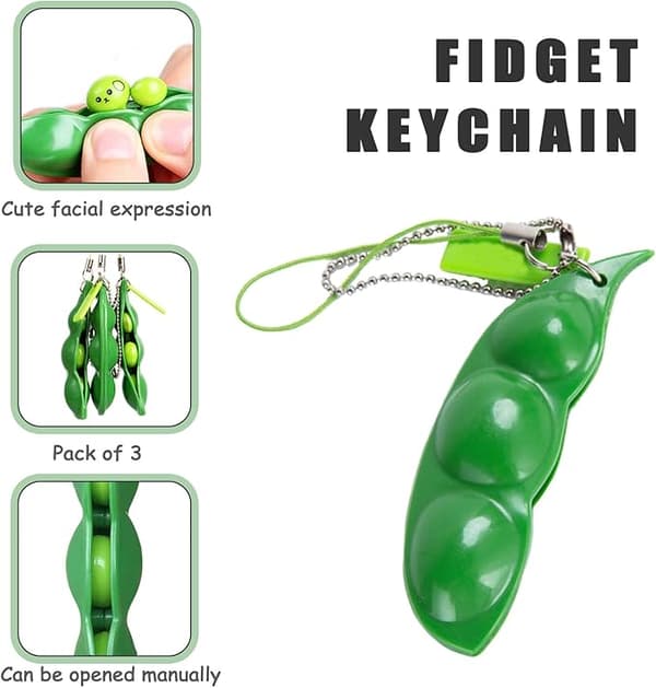 3 kappaleen Maodou fidget spinner -avaimenperäsetti