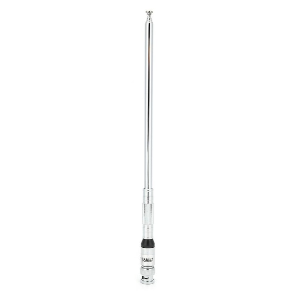 Vhf/uhf118136 Bilantenne Antenne Frekvensområde Lang Stang Bøjbar Bnc Interface