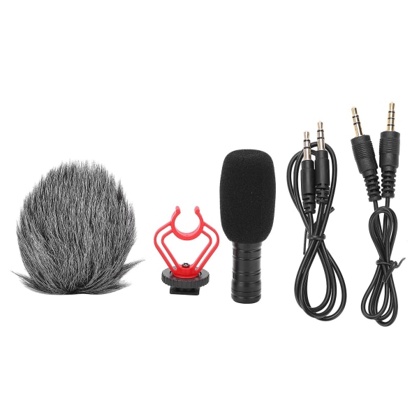 88a Full Metal Compact Mini Video-mikrofoni Podcasting-tallennukseen Live-suoratoistoon