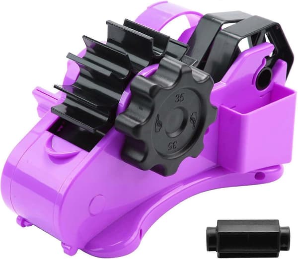 Multi-Roll Kutt Termisk Tap Dispenser Sublimering Termisk Overføringstape, 1\" og 3\" Kjerne (Lilla)